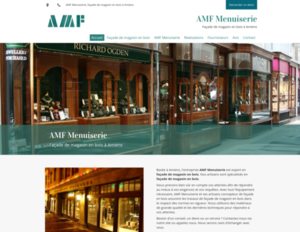 AMF Menuiserie Amiens, Entreprise de menuiserie, Facade