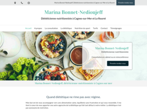Marina Bonnet-Nedioujeff Le Rouret, Diététicienne, Nutritionniste