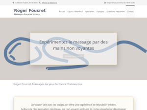 Roger Foucret Déols, Massage, Massage relaxation