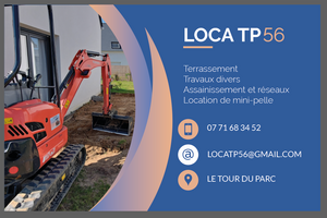 PRLPROPART - Location de mini-pelle et de matériels de chantier Le Tour-du-Parc, Professionnel indépendant