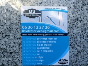 BS vitres service  Thionville, Professionnel indépendant