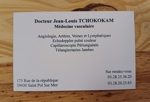 Jean-Louis Tchokokam  Dunkerque, Médecin